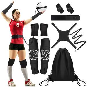 lot 2234 image: Sosation Volleyball Training Equipment Kit 5 Pcs Solo Spike and Serve Trainer
