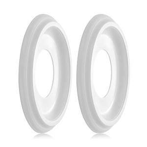 lot 2271 image: EIFHYT 2 Pack Molded Nylon Ceiling Medallion 9.8 OD x 4 ID White
