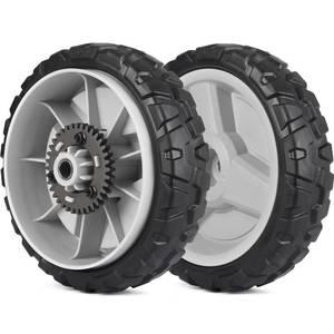 lot 2273 image: GICOOL Rear Lawn Mower Wheels 8 Inch for Husqvarna Craftsman 580365301