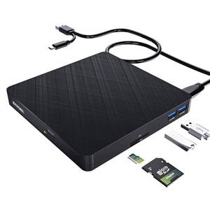lot 2283 image: HATOKU External CD DVD Drive Burner Writer USB 3.0 Type-C