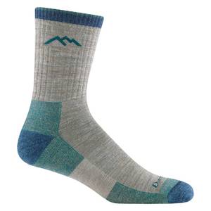 lot 2286 image: Darn Tough Vermont Mens Hiker Midweight Micro Crew Sock Rye Large Style 1466