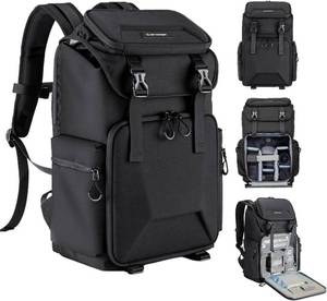 lot 5616 image: K&F Concept Hard Shell Camera Backpack 25L