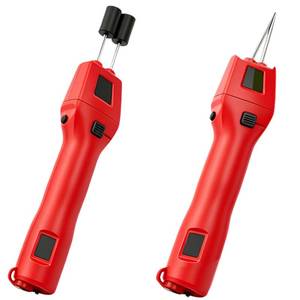 lot 5645 image: TYHUA Electric Poultry Plucker Cordless Rechargeable Dual Head Red