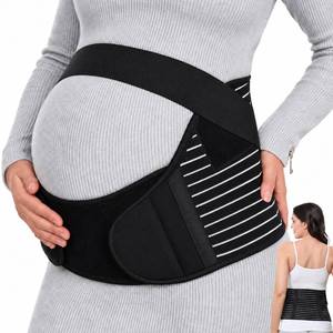 lot 5689 image: NeoTech Care Pregnancy Belly Band, Maternity Belt, Size M, Black