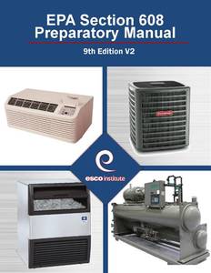lot 6122 image: ESCO Press EPA Section 608 Preparatory Manual 28 Pages