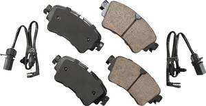 lot 6151 image: Akebono EUR1898A Disc Brake Pad Set For 2017-2021 Audi Models