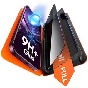 lot 6177 image: TAURI Privacy Screen Protector 2 Pack for iPhone 18 Pro