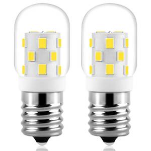 lot 6186 image: AMI PARTS Microwave Light Bulb E17 LED 3W 125V 6000K 8206232A 2-Pack