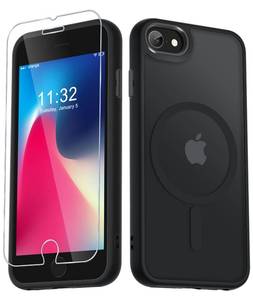 lot 6210 image: YENAPOON Phone Case For iPhone SE 20222020, iPhone 87 4.7 Inch, Black