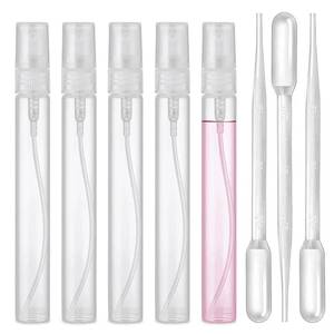 lot 6221 image: Mini Spray Bottle 5 Pcs 10ml Refillable Perfume Atomizer Clear