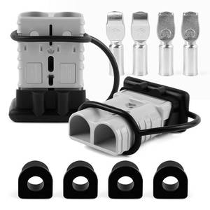 lot 6252 image: Delgada Battery Quick Connect Disconnect 350 Amp 12V 20 AWG Plug Kit