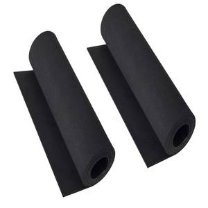 lot 6267 image: MEARCOOH Black EVA Foam Craft Sheets 2mm Thick 13.5 x 49 in 2-Pack