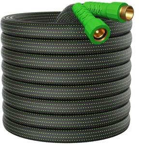 lot 6279 image: BYDA Lightweight Non-Kink Garden Hose 34 In x 10 Ft GreenBlack