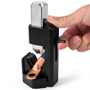 lot 6282 image: ICOOCKIT Hammer Lug Crimper Tool for 8 AWG to 40 AWG Battery Cables