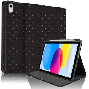 lot 6285 image: TopPerfekt Polka Dot Case for iPad 11th Gen 11-inch and 10th Gen 10.9-inch