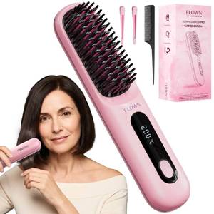 lot 6286 image: Flown Heat Brush USB-C Charger Go Brush PRO Pink