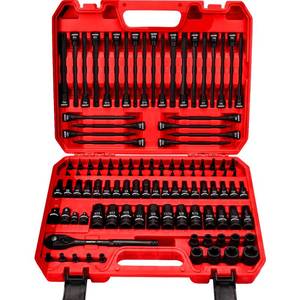 lot 7738 image: SEDY 112-Piece Torx and Allen Bit Socket Set, 14, 38, 12 Drive