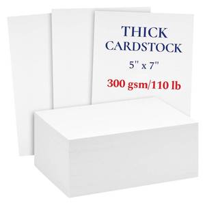 lot 7766 image: Paper Junkie Card Stock Paper 5x7 Inch White 200 Ct (110 Lb)
