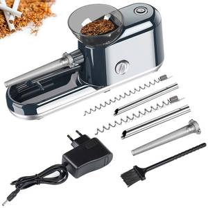 lot 7769 image: Malisseladi Electric Cigarette Rolling Machine 2-in-1 8mm and 6.5mm Tubes Gray
