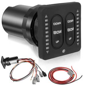 lot 8004 image: Trim Tab LED Indicator Lenco Marine Single Actuator 15170-001  Retail $241.99