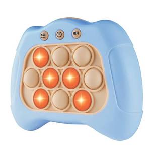 lot 8021 image: Intoypad Pop The Target Handheld Speed Push Fidget Game Machine Light Blue