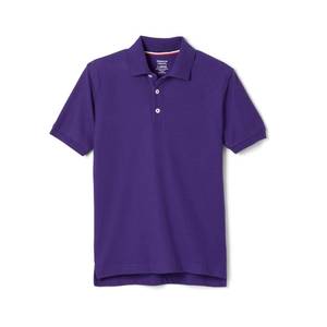 lot 8029 image: French Toast Unisex Kids Short Sleeve Pique Polo Shirt BLACK  L