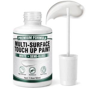 lot 8047 image: Tailgenci White Touch Up Paint Pen Multi-Surface Semi-Gloss 1.5 Oz