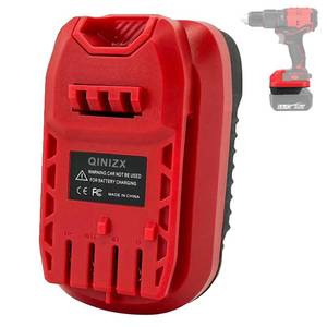 lot 8090 image: QINIZX Battery Adapter Makita 18V to Craftsman 20V V20