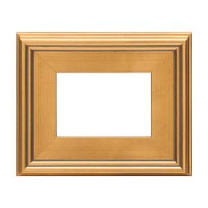 lot 8102 image: Creative Mark Frame 5x7 Plein Air Style Hand Leafed Gold
