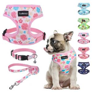 lot 8103 image: SCENEREAL Puppy Harness and Leash Set for Small Dogs Size M