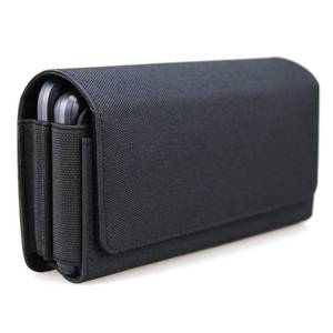lot 8115 image: aubaddy Dual Phone Holster Pouch Belt Clip Case for 2 Phones, Large