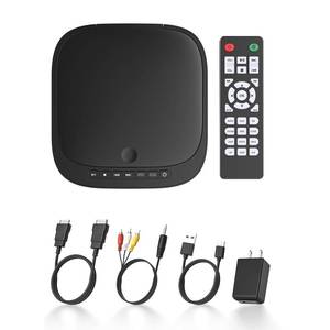 lot 8468 image: FELEMAN Mini DVD Player with HDMI All Region 1080P Upscaling