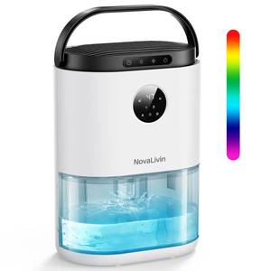 lot 13533 image: NovaLivin Dehumidifier 68 Oz Water Tank Digital Display 110V White