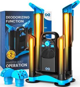 lot 13537 image: Everlasting Comfort Boot and Shoe Dryer with Ozone Deodorizer, 2 Pair