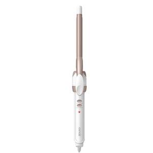 lot 13541 image: Conair Double Ceramic Curling Iron 12-in Barrel WhiteRose Gold