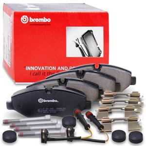 lot 13542 image: Brembo Front Disc Brake Pad Set Low-Met P50085 Mercedes-Benz OE A0064208420  Retail $109.95