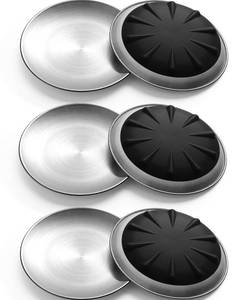lot 13563 image: WROSWT 304 Stainless Steel Cat Food Bowls 6.7 Inch 6 Pack