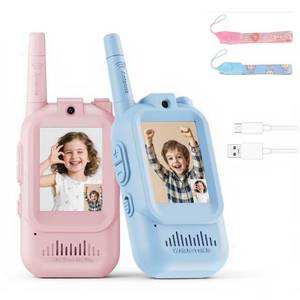 lot 14032 image: Generic Kids Video Walkie Talkies 2 Pack with HD Camera