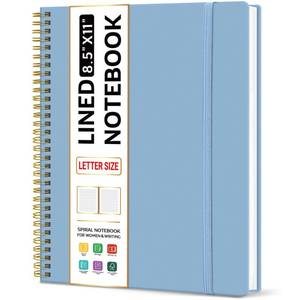 lot 14443 image: Taja Spiral Lined Notebook 8.5 x 11 College Ruled 100 Pages