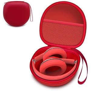 lot 14481 image: L LTGEM Headphone Case for Folding Headphones, Red