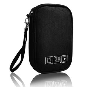 lot 14487 image: DUMEALAGR Electronics Organizer Bag Cable Travel Case Black