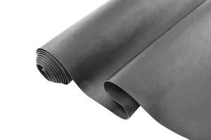 lot 17809 image: Bobeey Black Faux Leather Fabric Upholstery Vinyl 54 x 180 In 5 Yards