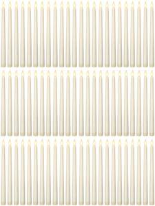 lot 17814 image: Retisee 100 Pcs Flameless LED Taper Candles 11 Inch Ivory