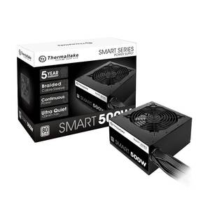 lot 17816 image: Thermaltake Smart 500W 80 Plus ATX Power Supply PS-SPD-0500NPCWUS-W