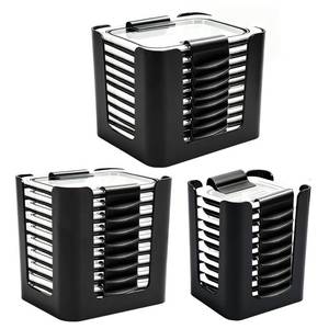 lot 17824 image: Shopwithgreen Food Container Lid Organizer 3 Pcs For Rubbermaid Brilliance