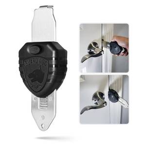 lot 18128 image: Guard Dog Security Blocklock Portable Door Lock Stainless Steel