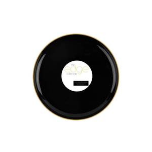 lot 18166 image: Plasticpro 30 Pack 6.3 Plastic Party Plates Edge Collection Heavyweight