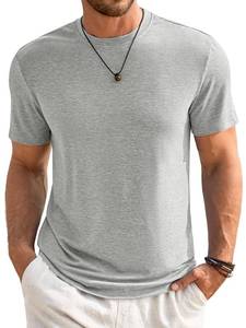 lot 18213 image: Runcati Mens Short Sleeve Crew Neck T-Shirt Lightweight Regular Fit