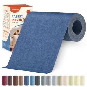 lot 18238 image: Sgooyir Fabric Repair Tape Kit Self-Adhesive Linen Patch Dark Blue