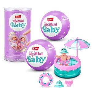 lot 18258 image: ZURU My Mini Baby Series 2 Mystery Capsule Collectible Doll 2 Pack